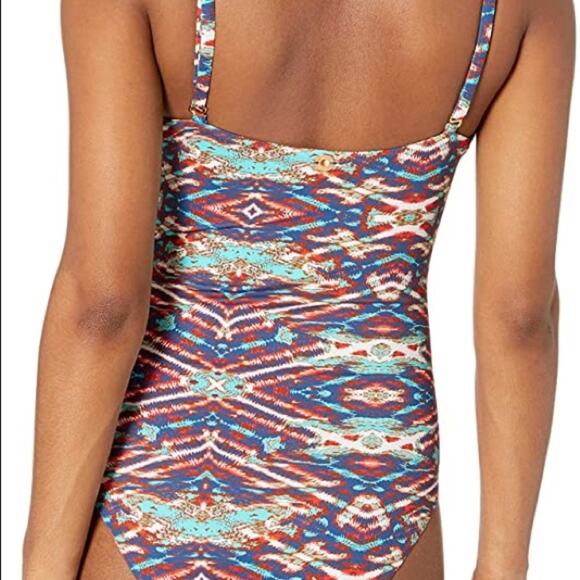 OndadeMar Balsam Bandeau One Piece NWT Sz L Multi Color UPF 50+ UV Protection - Picture 5 of 11